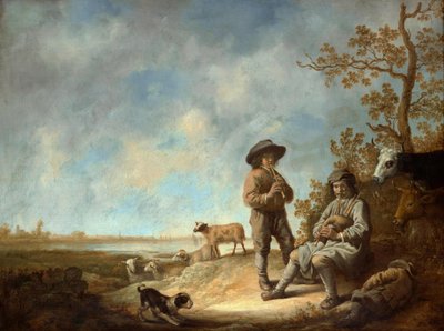 Piping Shepherds by Aelbert Cuyp